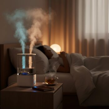 Humidifier in bedroom Double tube