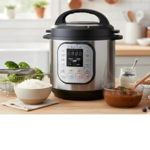Electric multi-function cooker with digital control panel”
